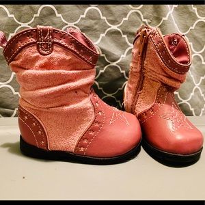 Baby Pink Cowgirl Boots